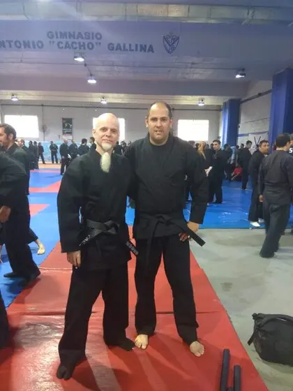 Shihan Gerardo Iglesias y su alumno Jose Luis Lisorio: Unidos en el camino del Budo Taijutsu